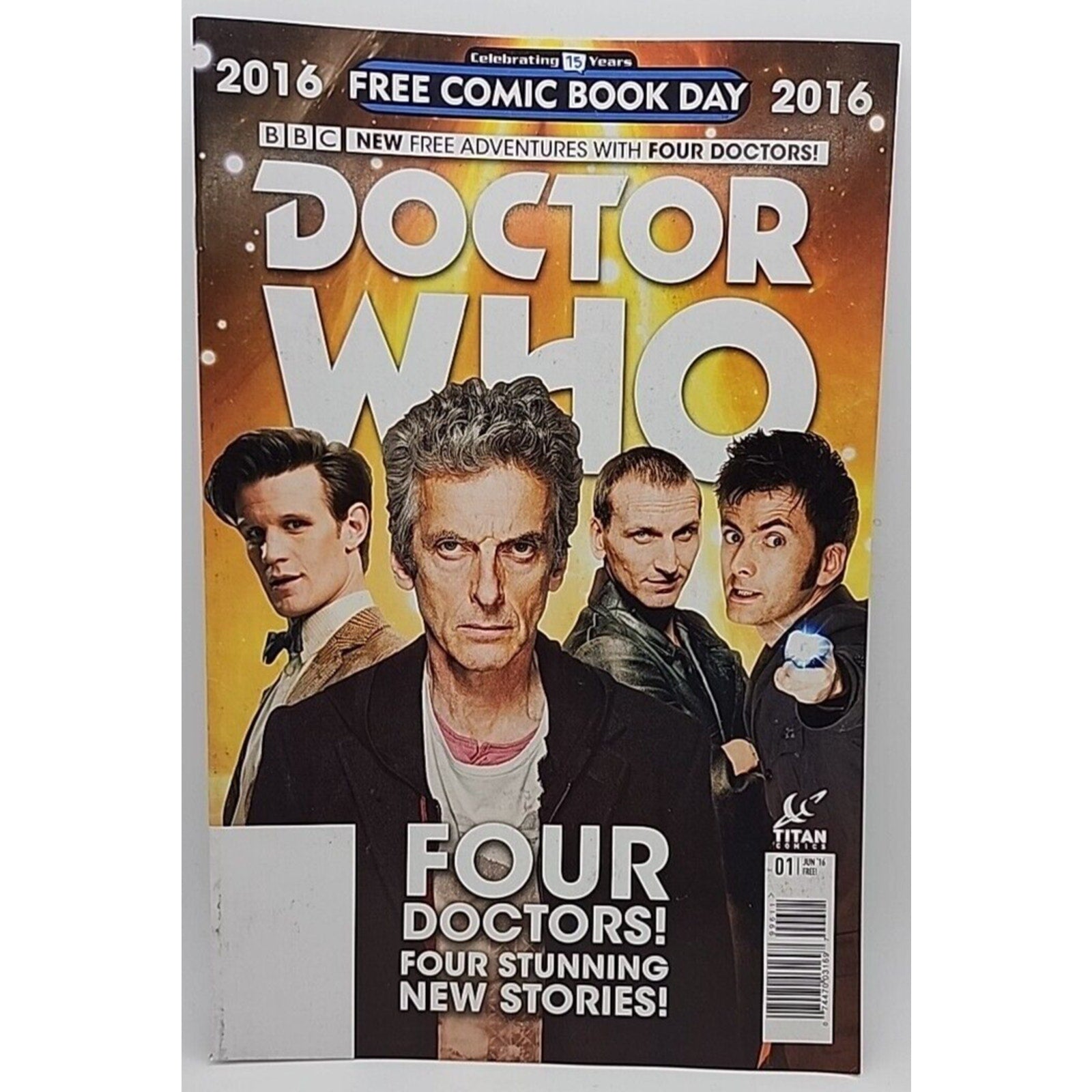 Free Comic Book Day Doctor Who - Four Doctors Titan Comics June 2016