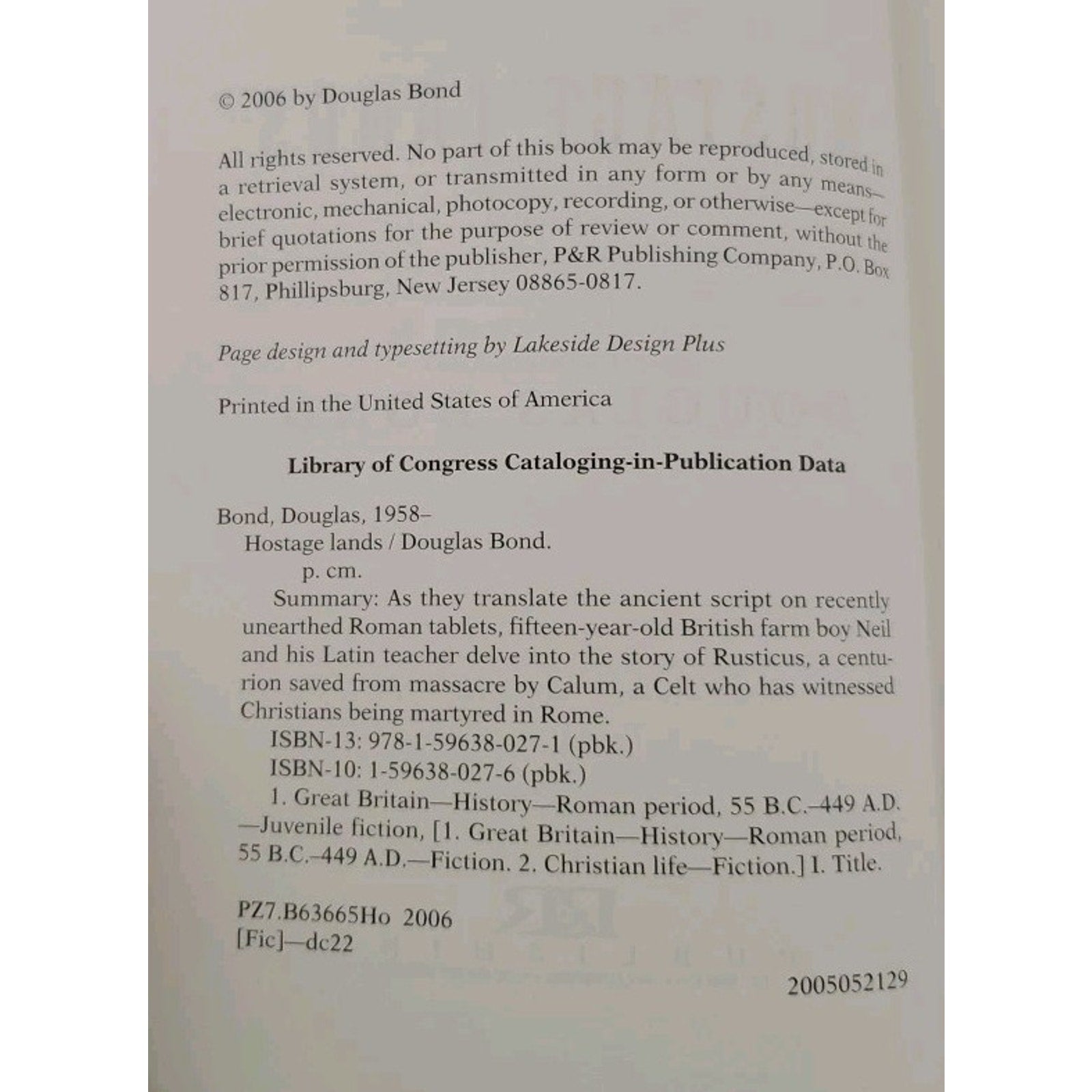 Hostage Lands (Heroes & History) - Paperback By Douglas Bond