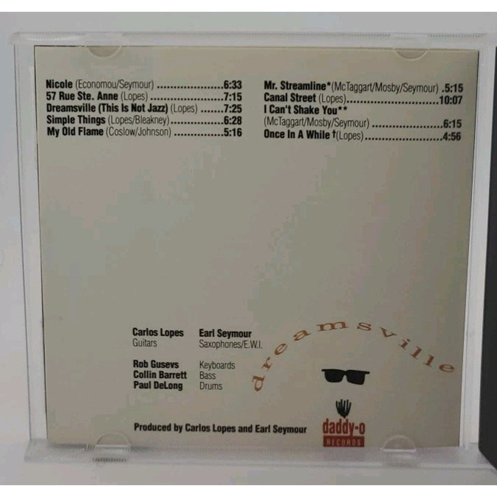Carlos Lopes/Earl Seymour Dreamsville (CD)