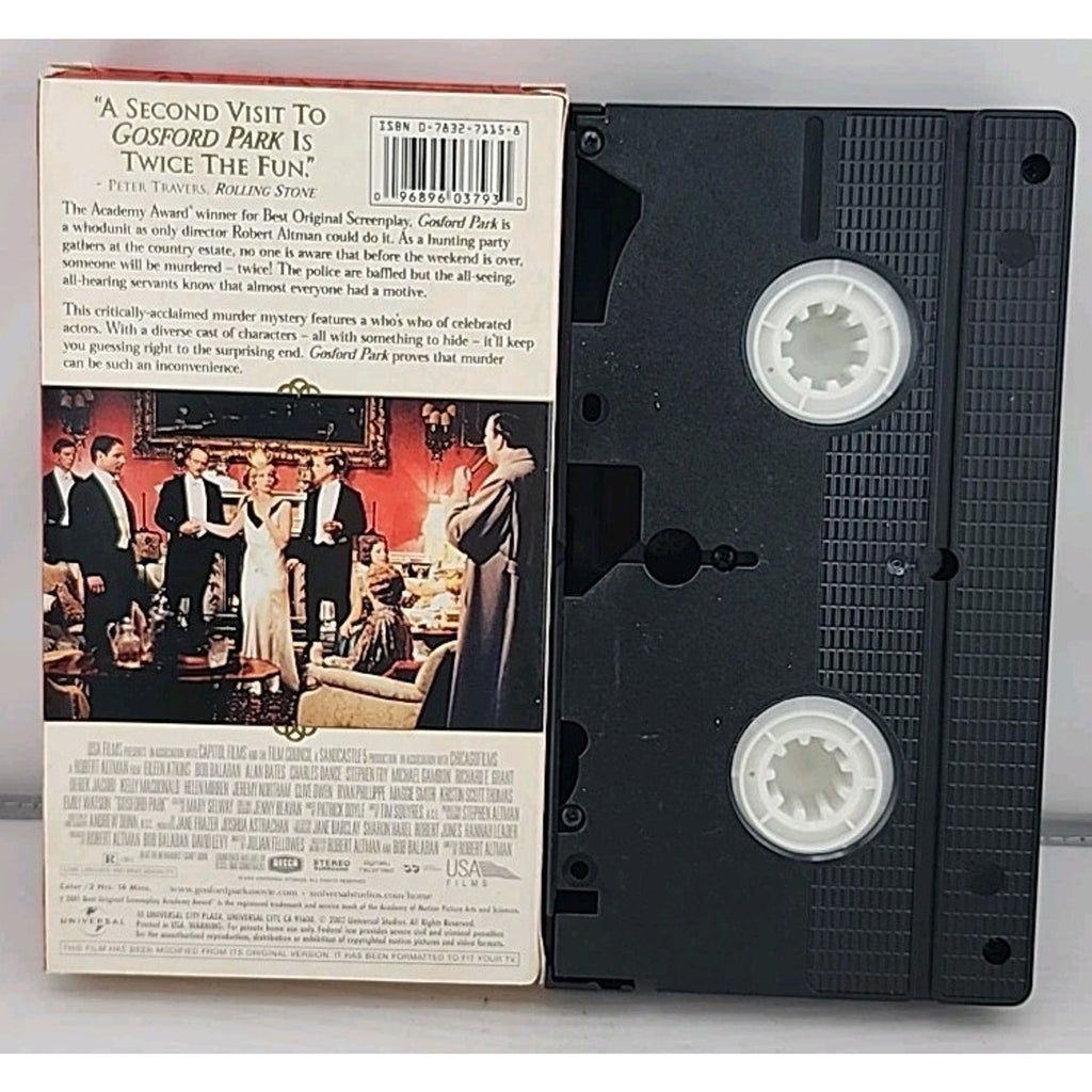 Gosford Park (VHS, 2001)