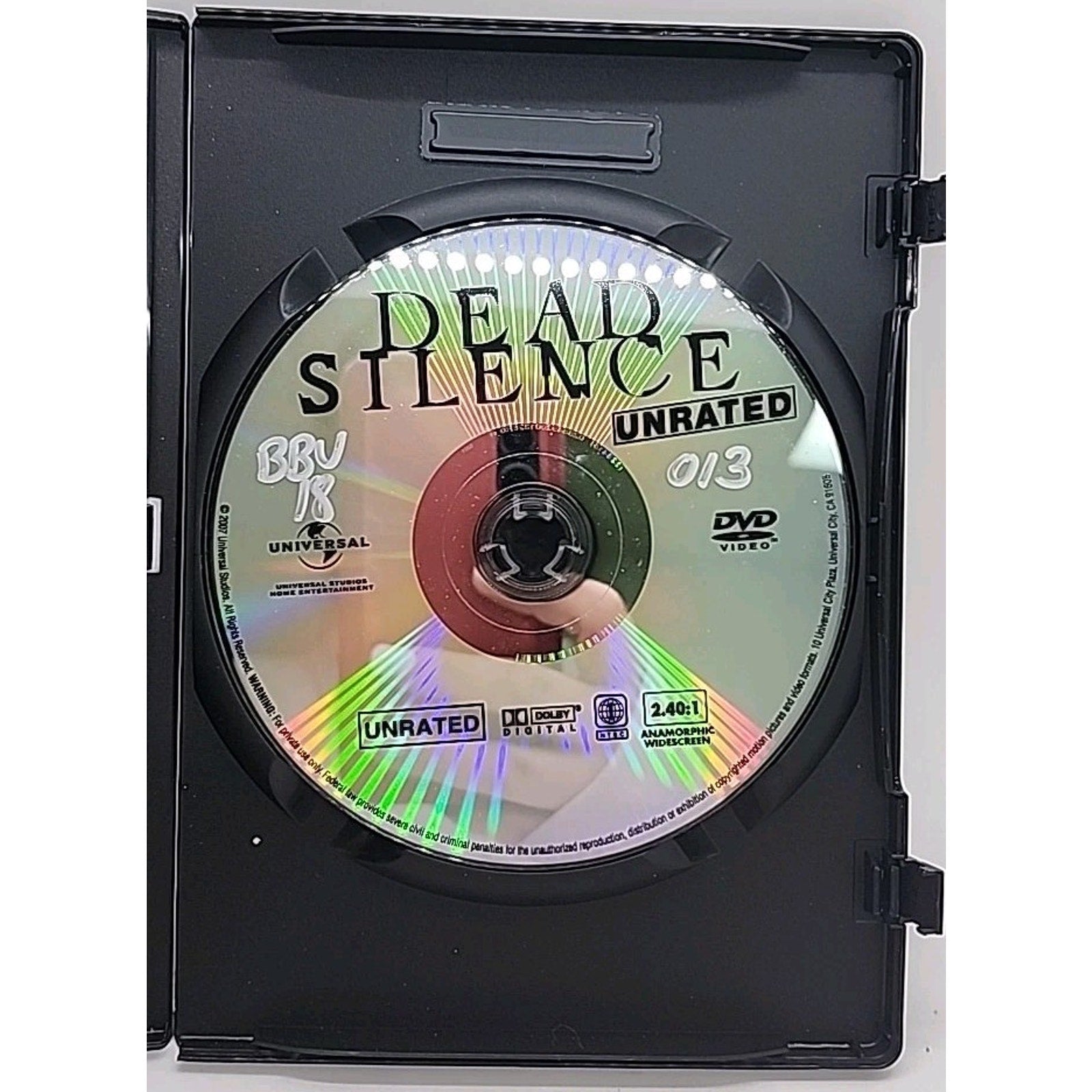 Dead Silence (Unrated) (DVD, 2007)