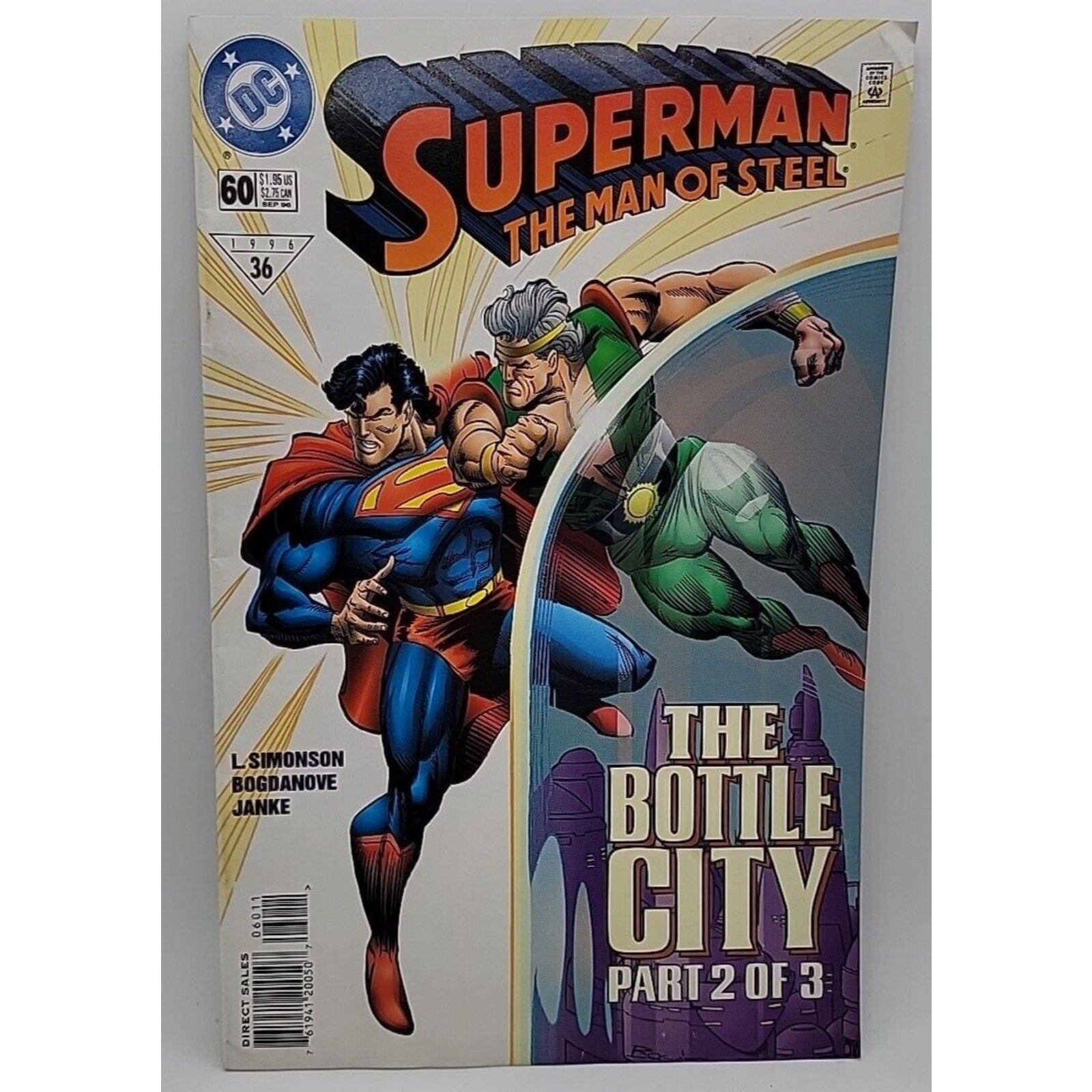 Superman: The Man of Steel #60 1996 DC Comics Comic Book
