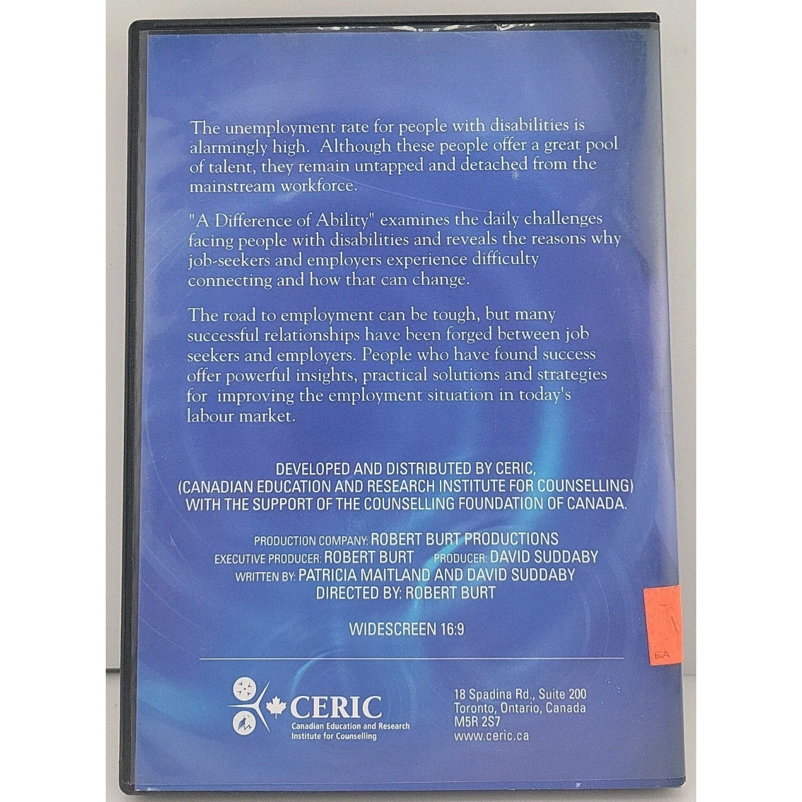 A Difference Of Ability DVD