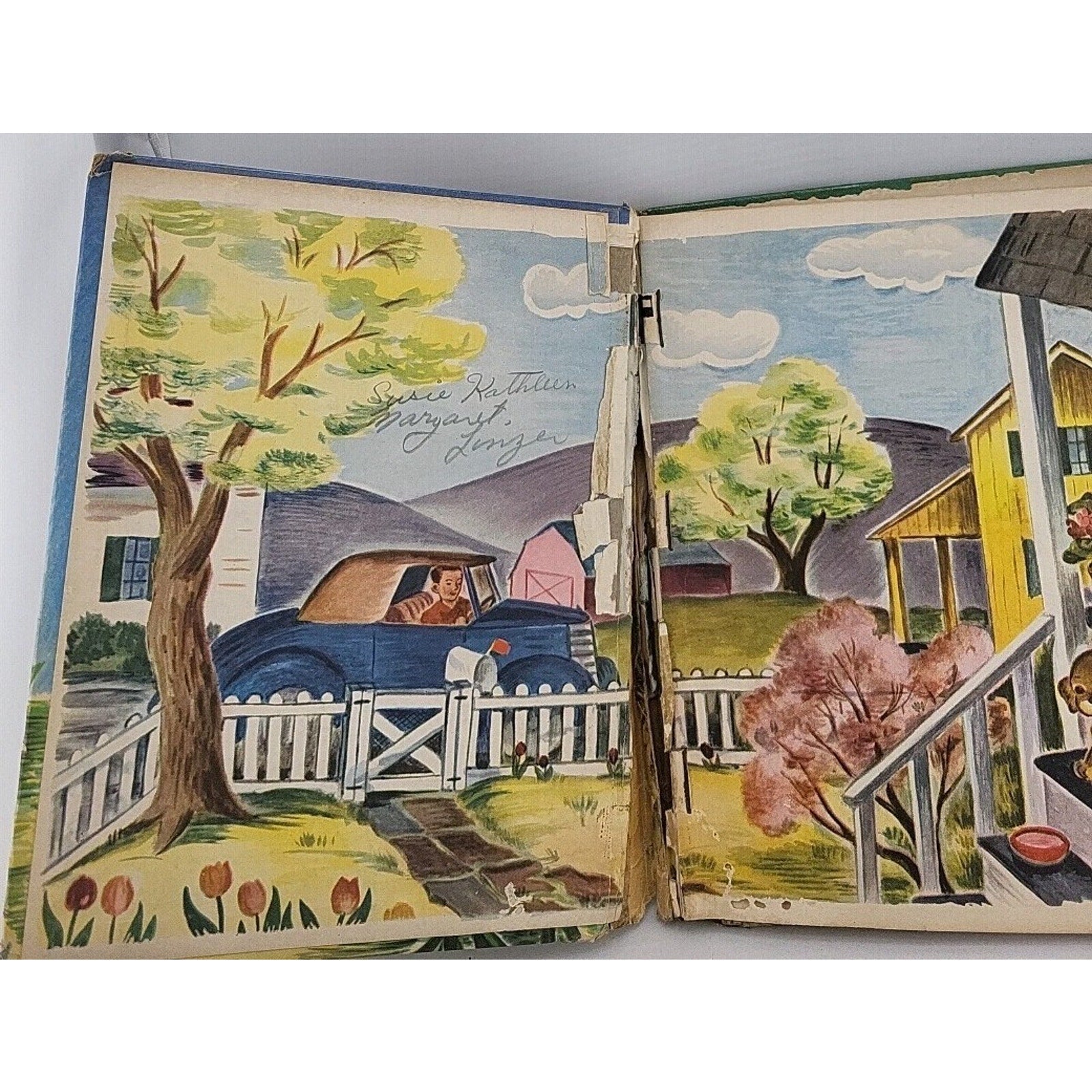 1948 Peppy The Lonely Little Puppy by Frieda Friedman, A Rand McNally Elf Book
