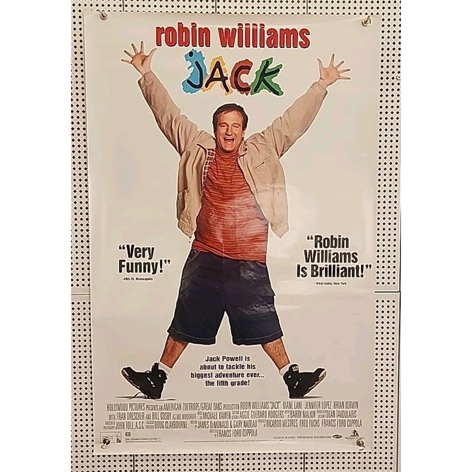 Jack Movie Poster Original Rolled 26x40 Robin Williams Promo