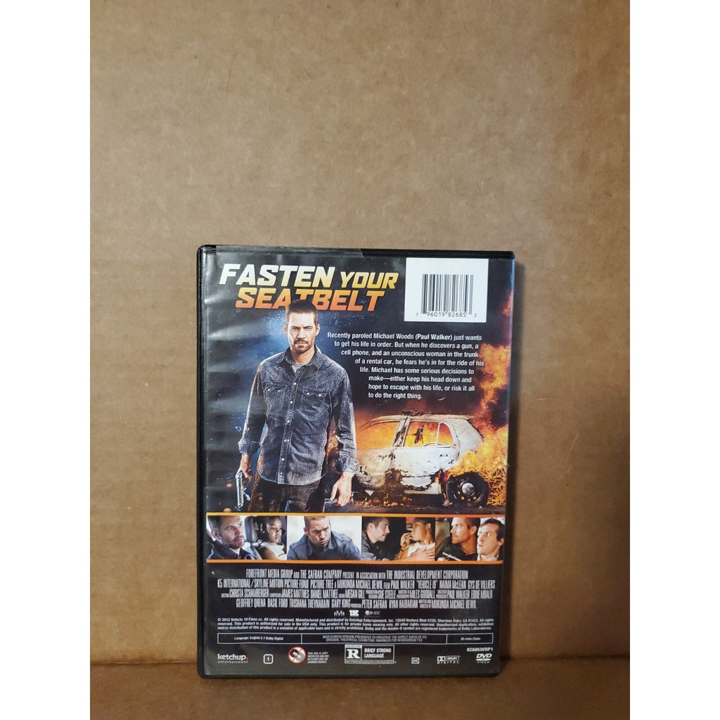 Vehicle 19 DVD Paul Walker