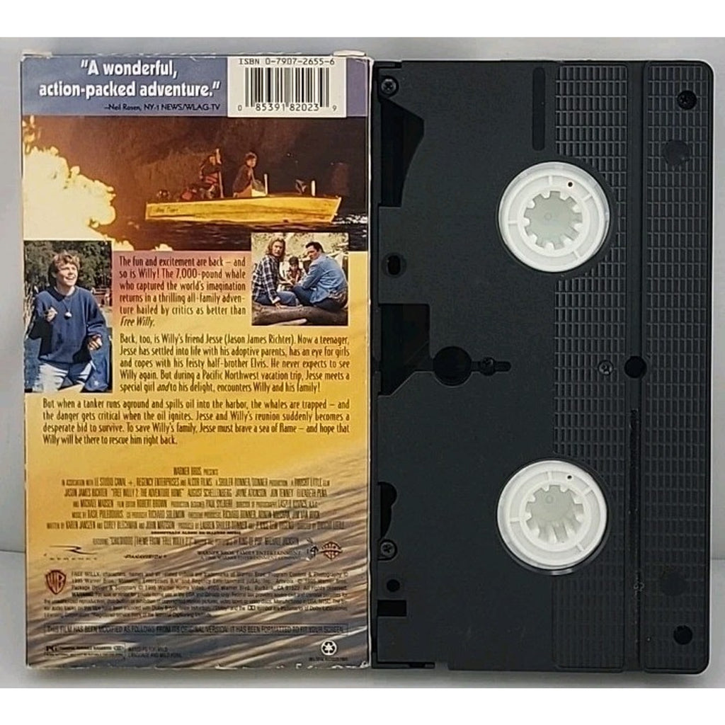 Free Willy 2 Adventure Home (VHS, 1995)