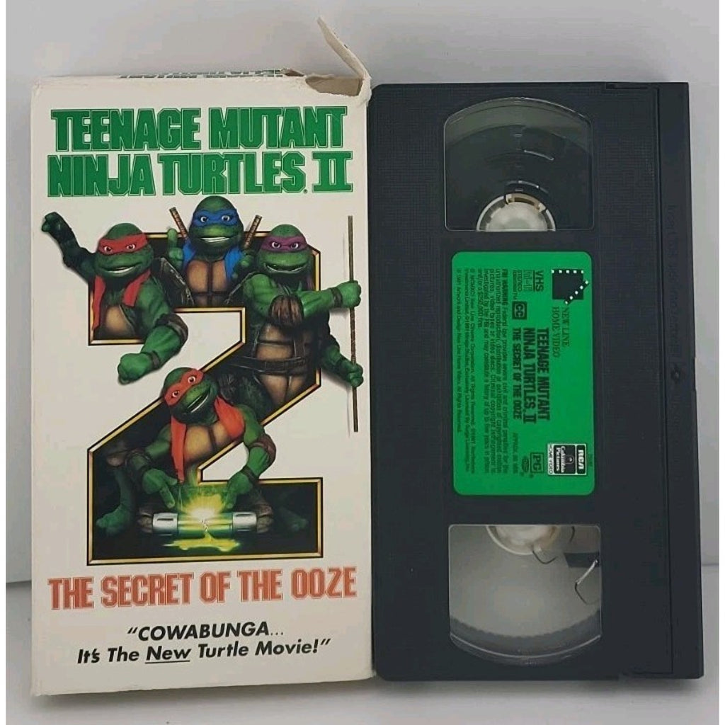 Teenage Mutant Ninja Turtles 2 - The Secret of the Ooze (VHS, 1991)