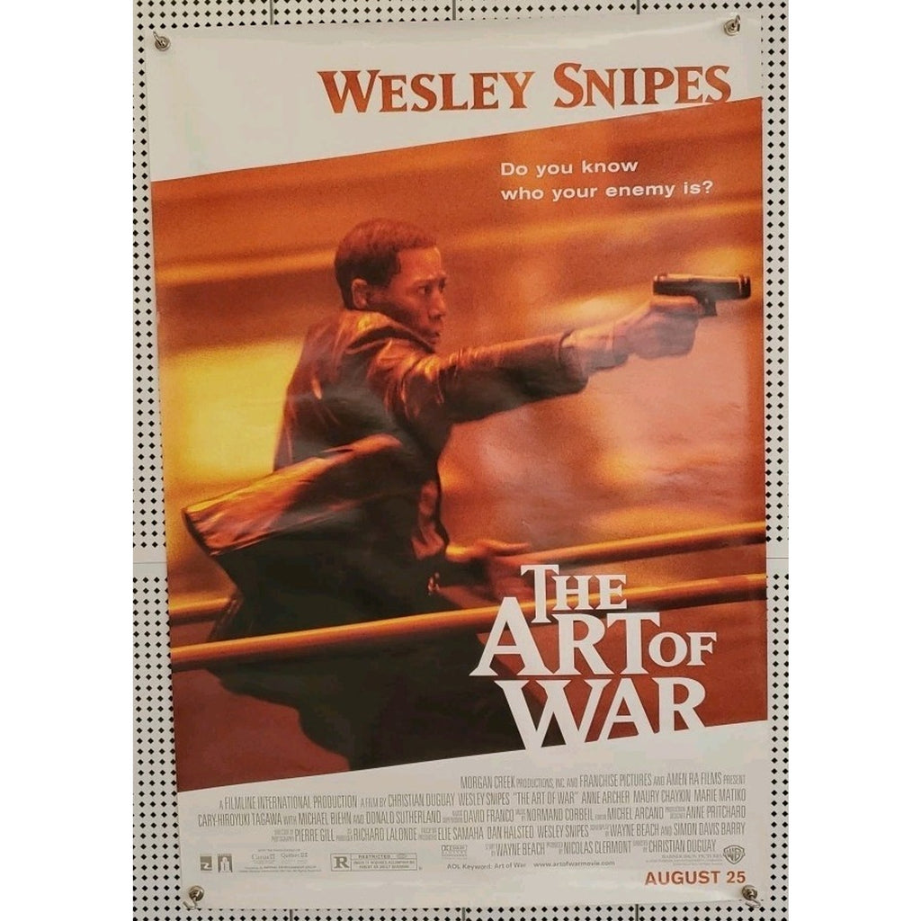 The Art Of War(2000) Original Rolled DS Movie Poster