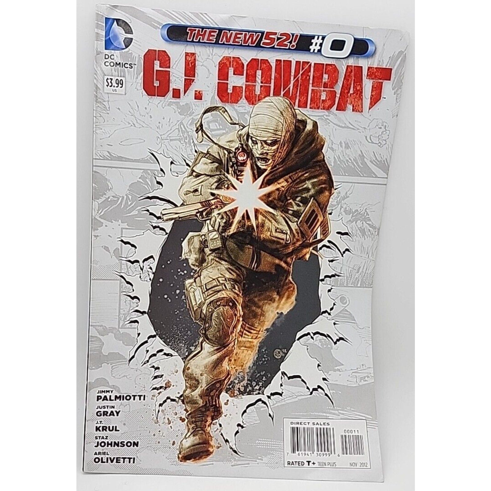 DC Comics New 52 G.I. Combat #0 2012