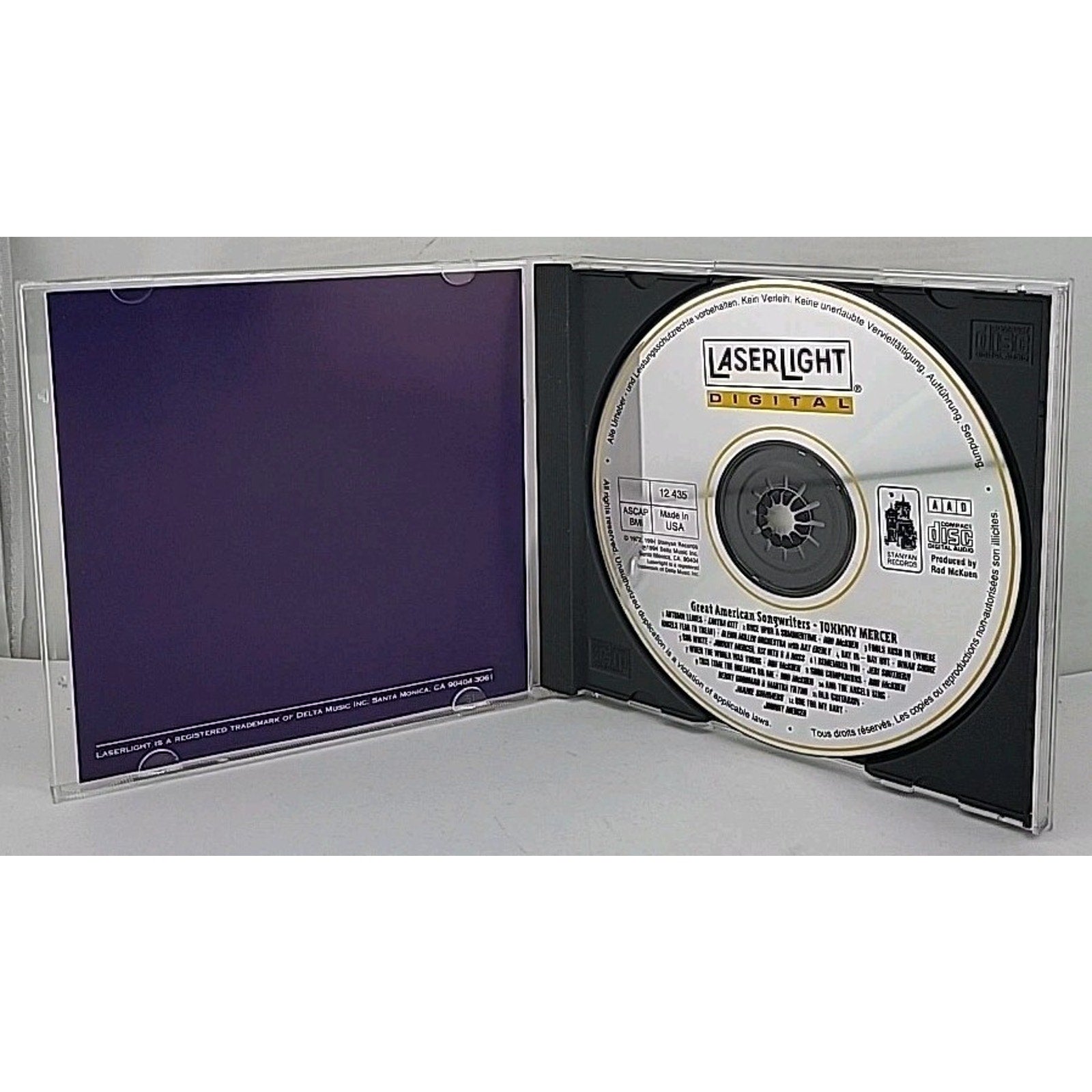 Great American Songwriters by Johnny Mercer (CD, Oct-1994, Delta Distribution)