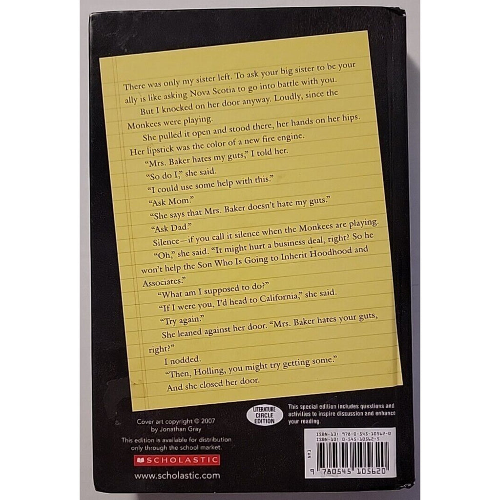 The Wednesday Wars by Gary D. Schmidt (Hardcover)
