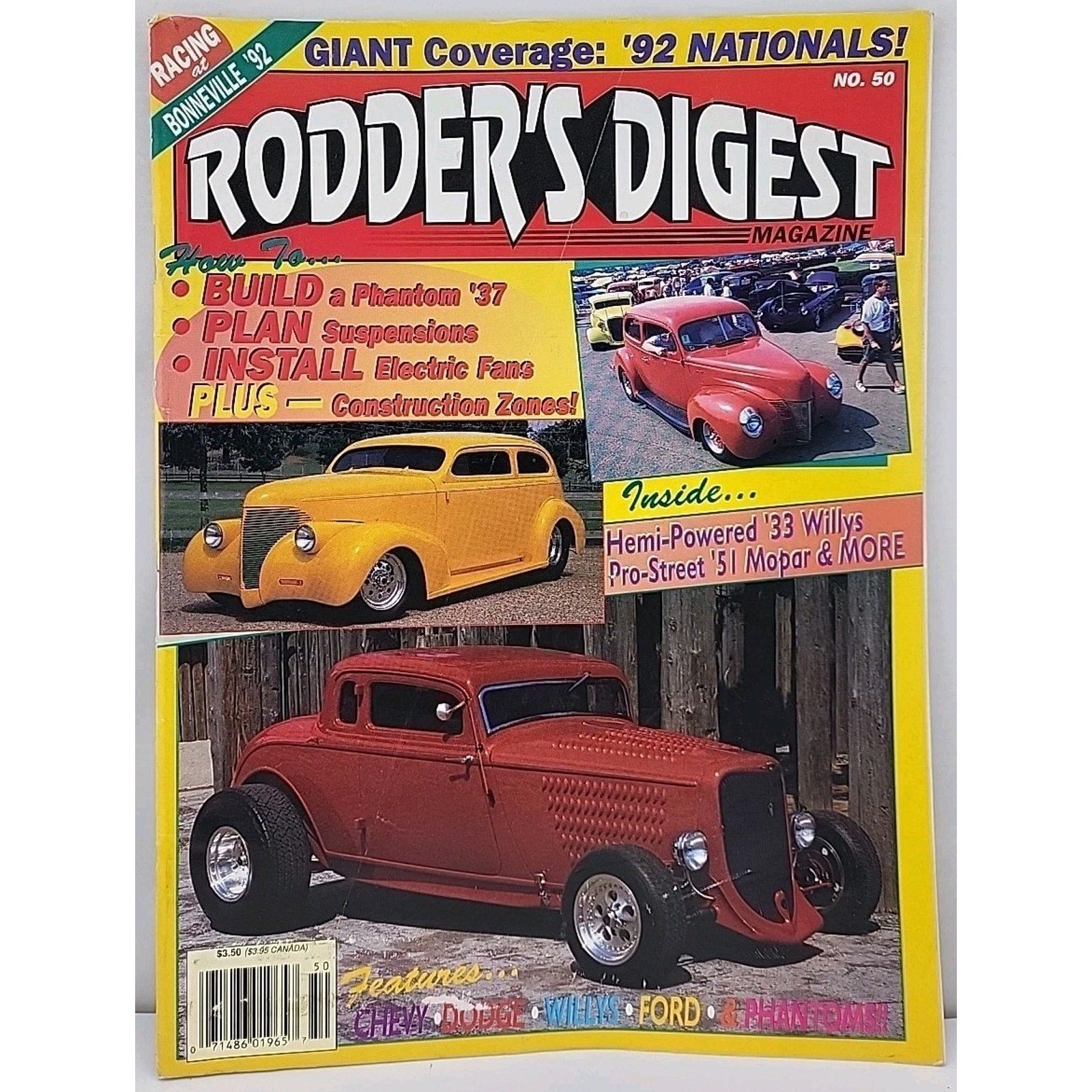 Rodder's Digest Magazine December 1992 Volume 11 Number 50