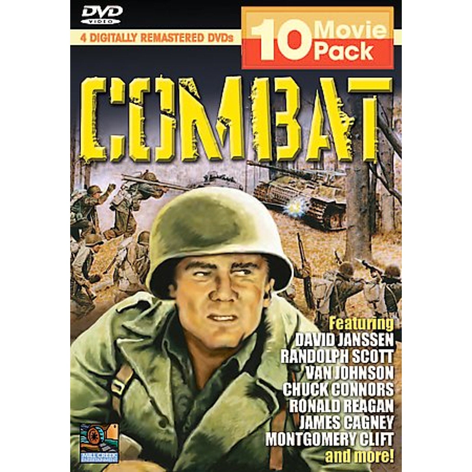 Combat - 10 Movie Pack (DVD, 2005, 4-Disc Set)