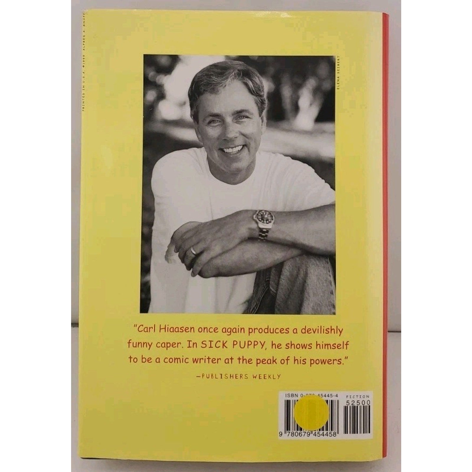 Sick Puppy by Carl Hiassen (2000, Hardcover)