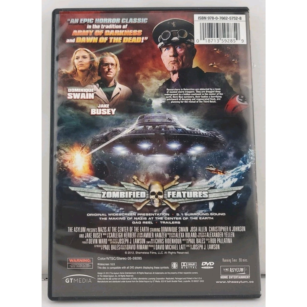Nazis at the Center of the Earth (DVD, 2012) (Jake Busey, Dominique Swain)