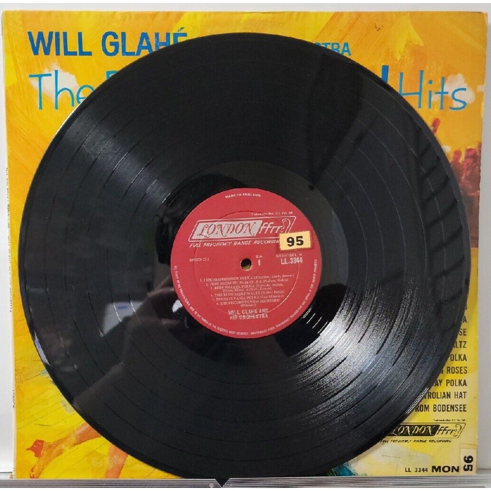 Will Glahé And His Orchestra ‎– The Big Polka Band Hits (Record)