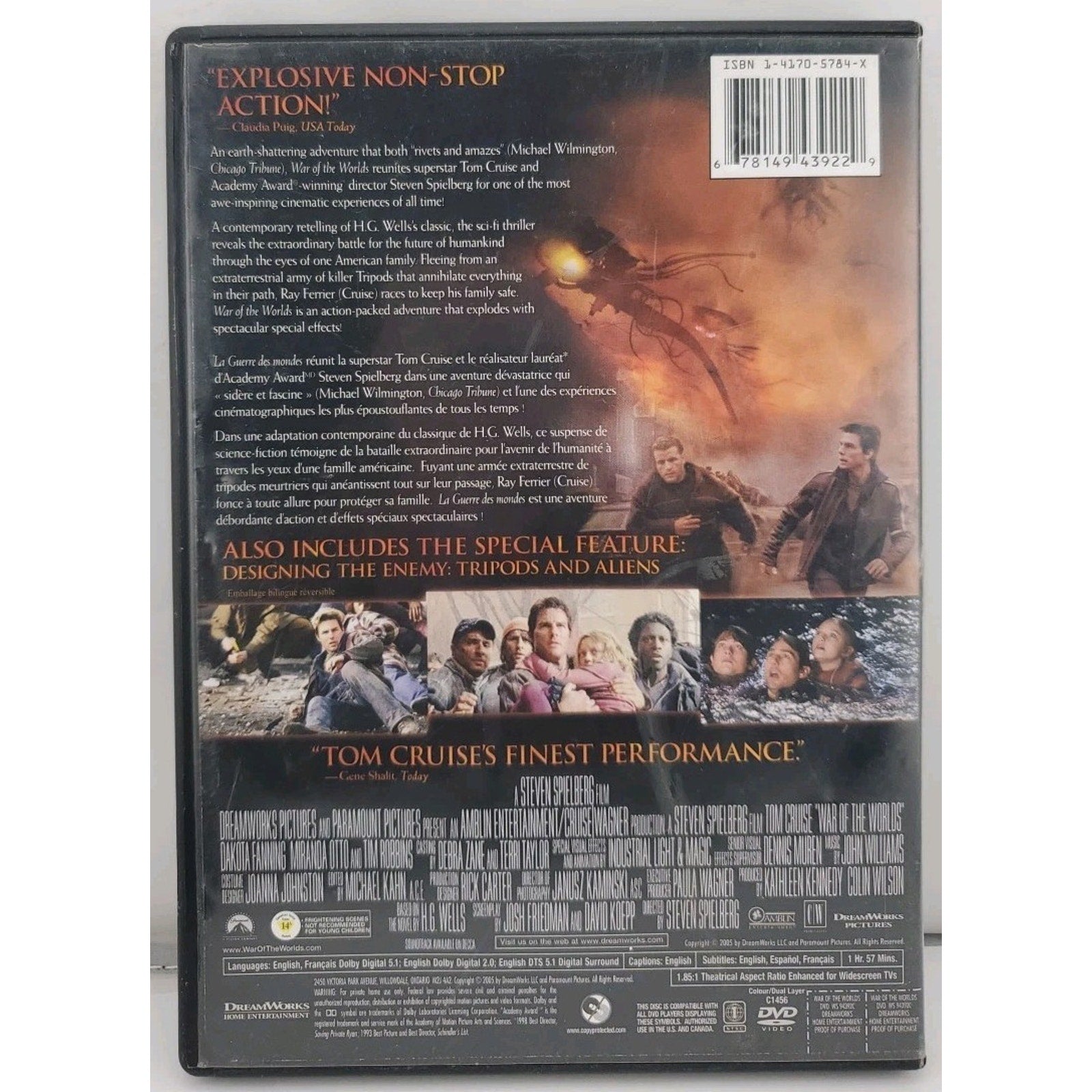 War of the Worlds (DVD, 2005)