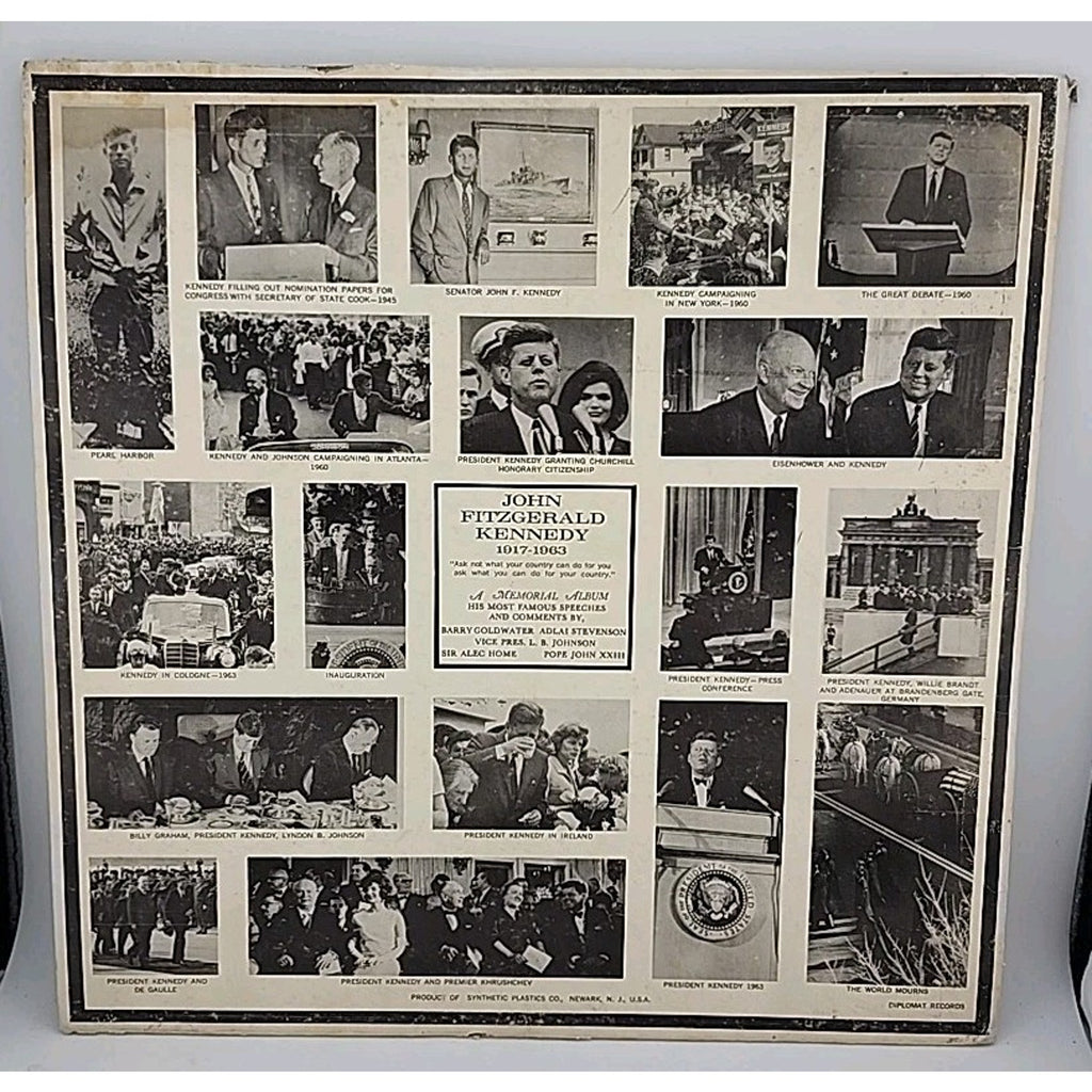 John F. Kennedy "JFK" 1917-1963: A Memorial Album (LP Vinyl Record, 33 RPM)