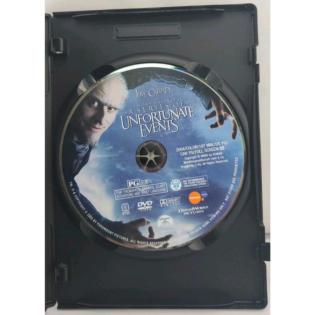 Lemony Snickets A Series of Unfortunate Events (DVD, 2010, Canadian)
