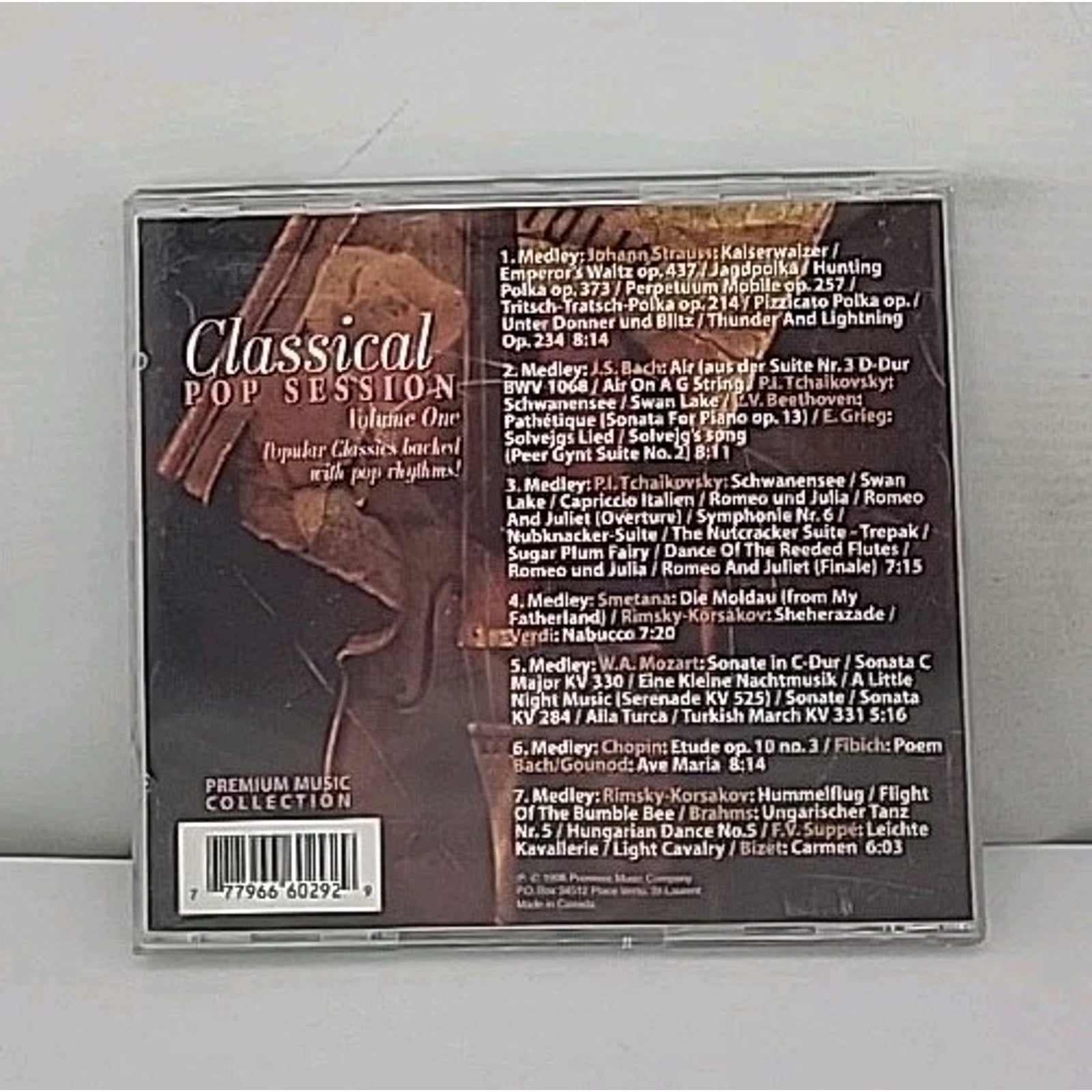 Classical Pop Session Volume One CD Premium Music Collection