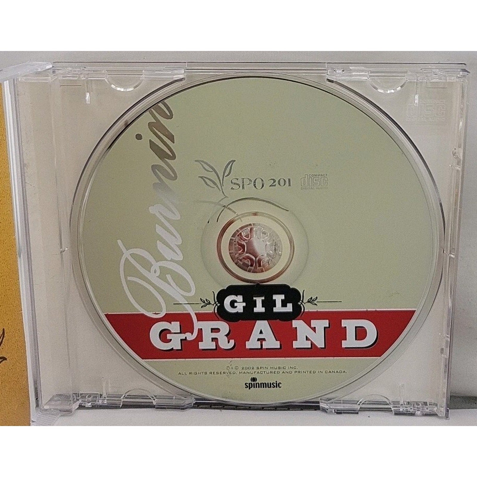 Burnin by Grand, Gil (CD, 2014)