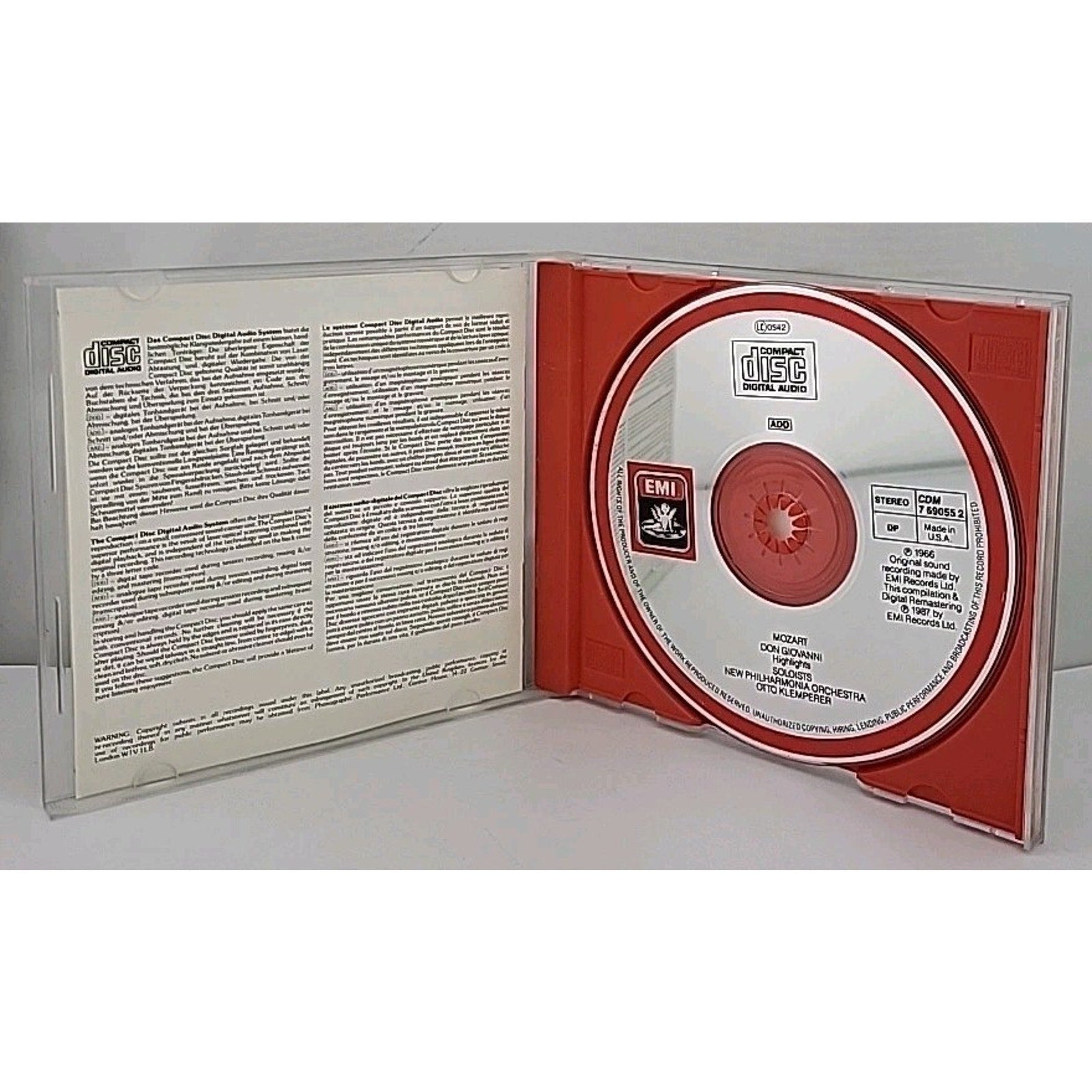 Mozart: Don Giovanni - Highlights (Music CD)