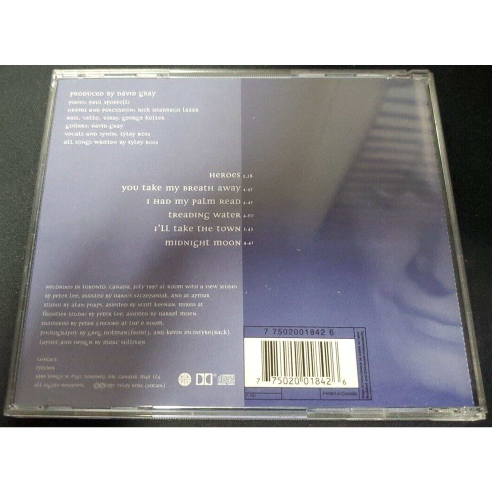 Treading Water (CD) by Tyley Ross