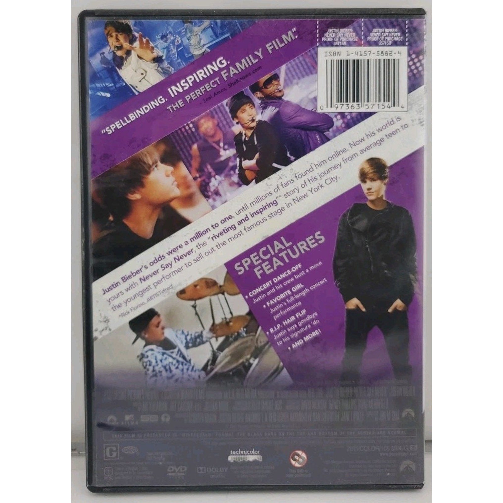 Justin Bieber: Never Say Never (DVD, 2011)