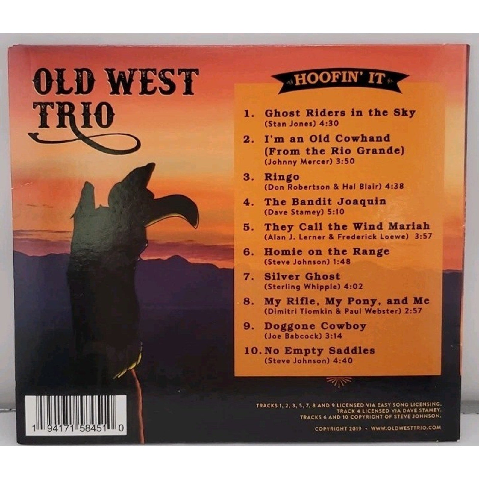 Old West Trio Hoofin' It (CD)