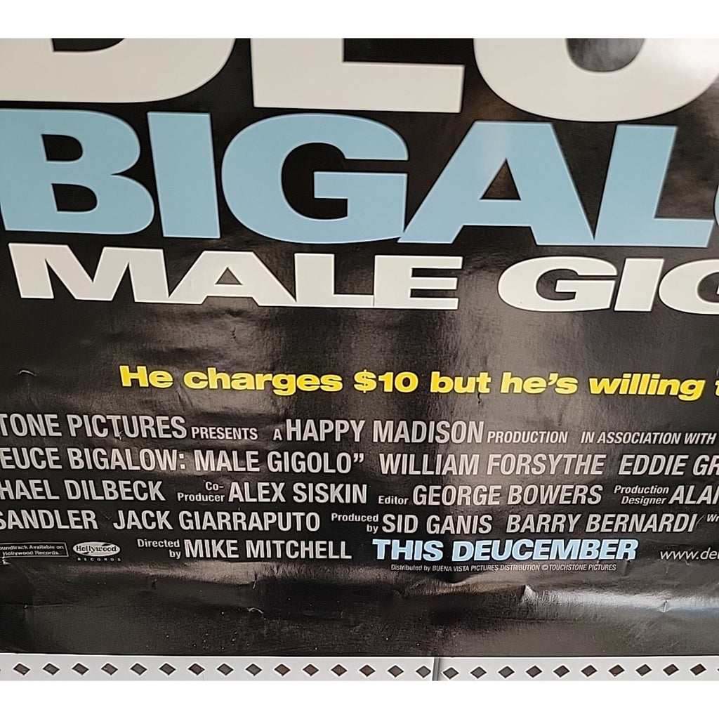 Deuce Bigalow Male Gigolo 27"x40" D/S Movie Poster One Sheet Rob Schneider 2000