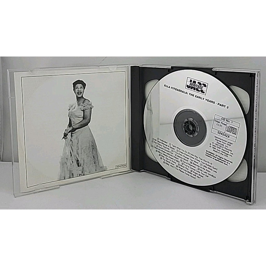 The Early Years Part 2 by Ella Fitzgerald (2CD, 1996, Jazz Heritage)