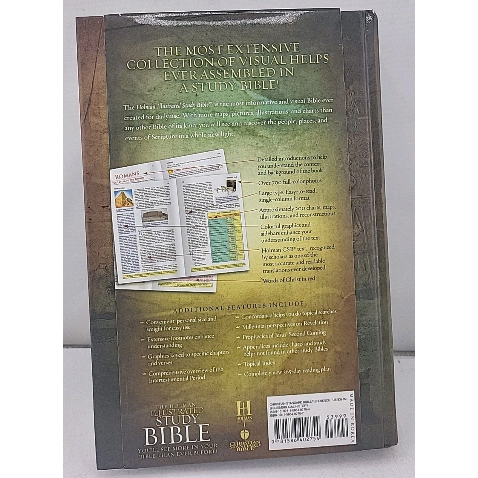 Holman Illustrated Study Bible by Broadman & Holman Bible Staff (2006,...