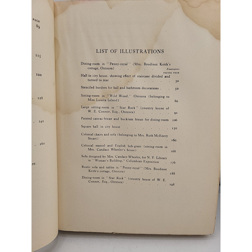 Principles Of Home Decoration By Candace Wheeler 1903 HC (S1)