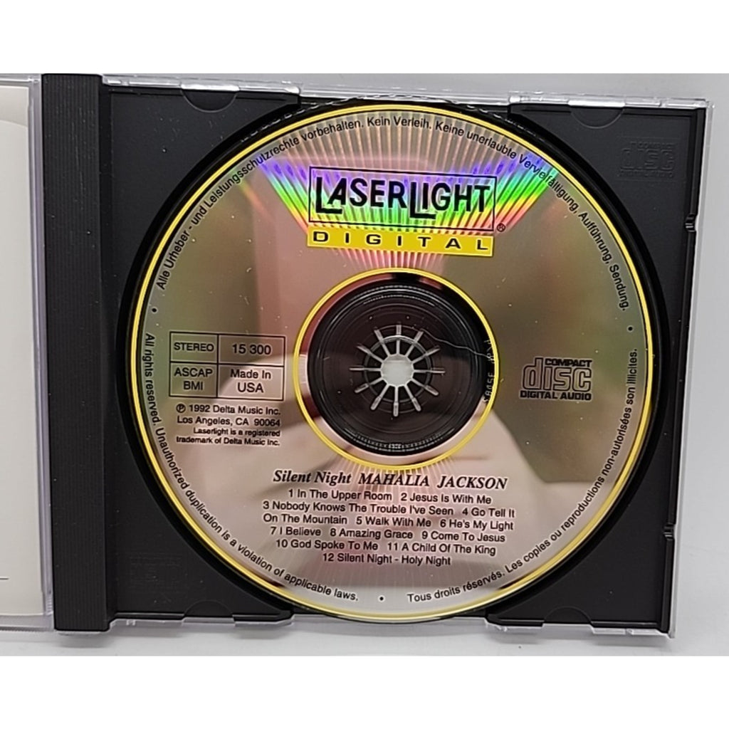 Gospel Christmas/Silent Night by Mahalia Jackson (CD, Jan-1998, Laserlight)