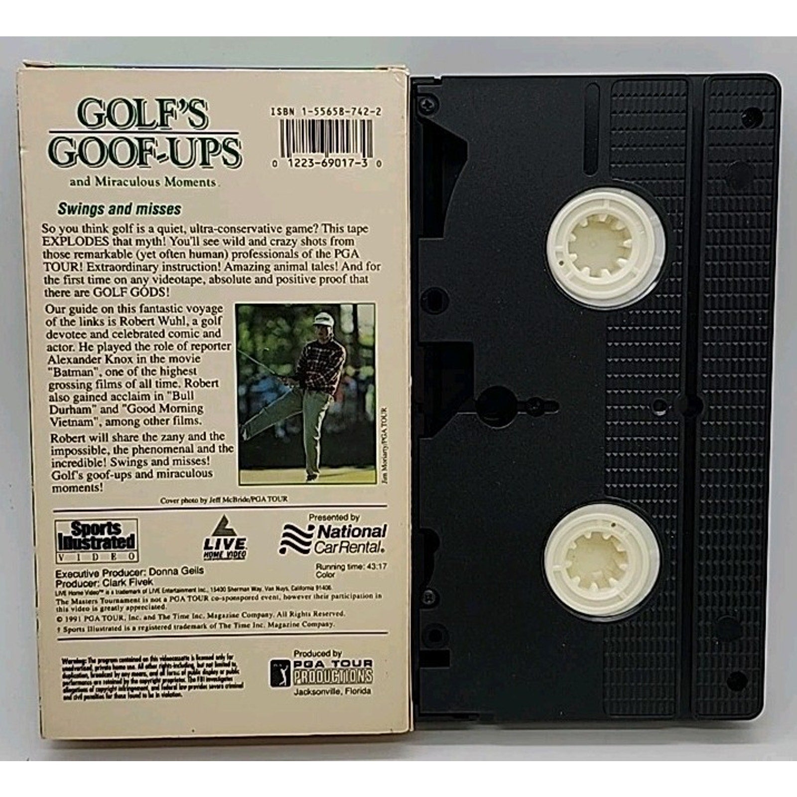 Golfs Goof-Ups and Miraculous Moments (VHS, 1993)