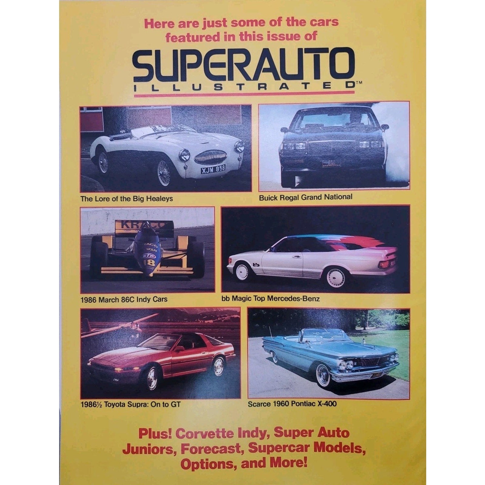 Super Auto Illustrated Magazine July 1986