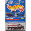 1998 Hot Wheels Tank Truck Black / Silver Collector #864