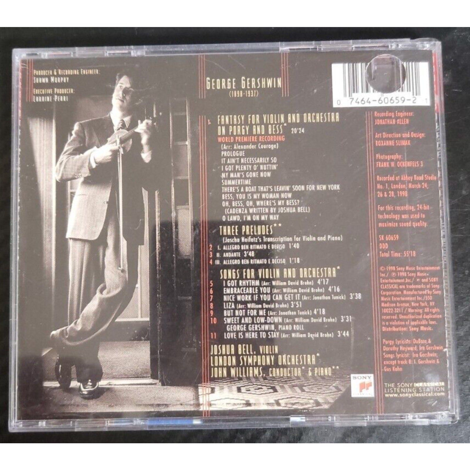 Joshua Bell Gershwin Fantasy John Williams London Symphony Orchestra (CD)