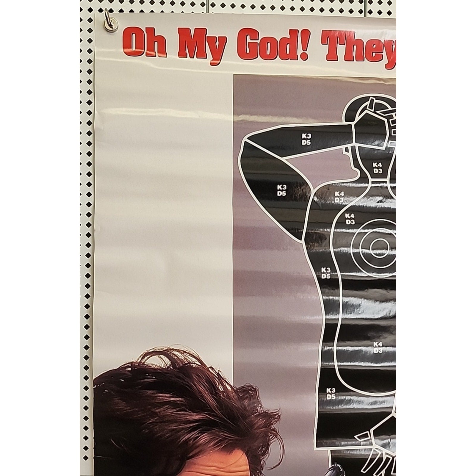1993 National Lampoon’s Loaded Weapon Original Theatrical Movie Poster 27”x40”