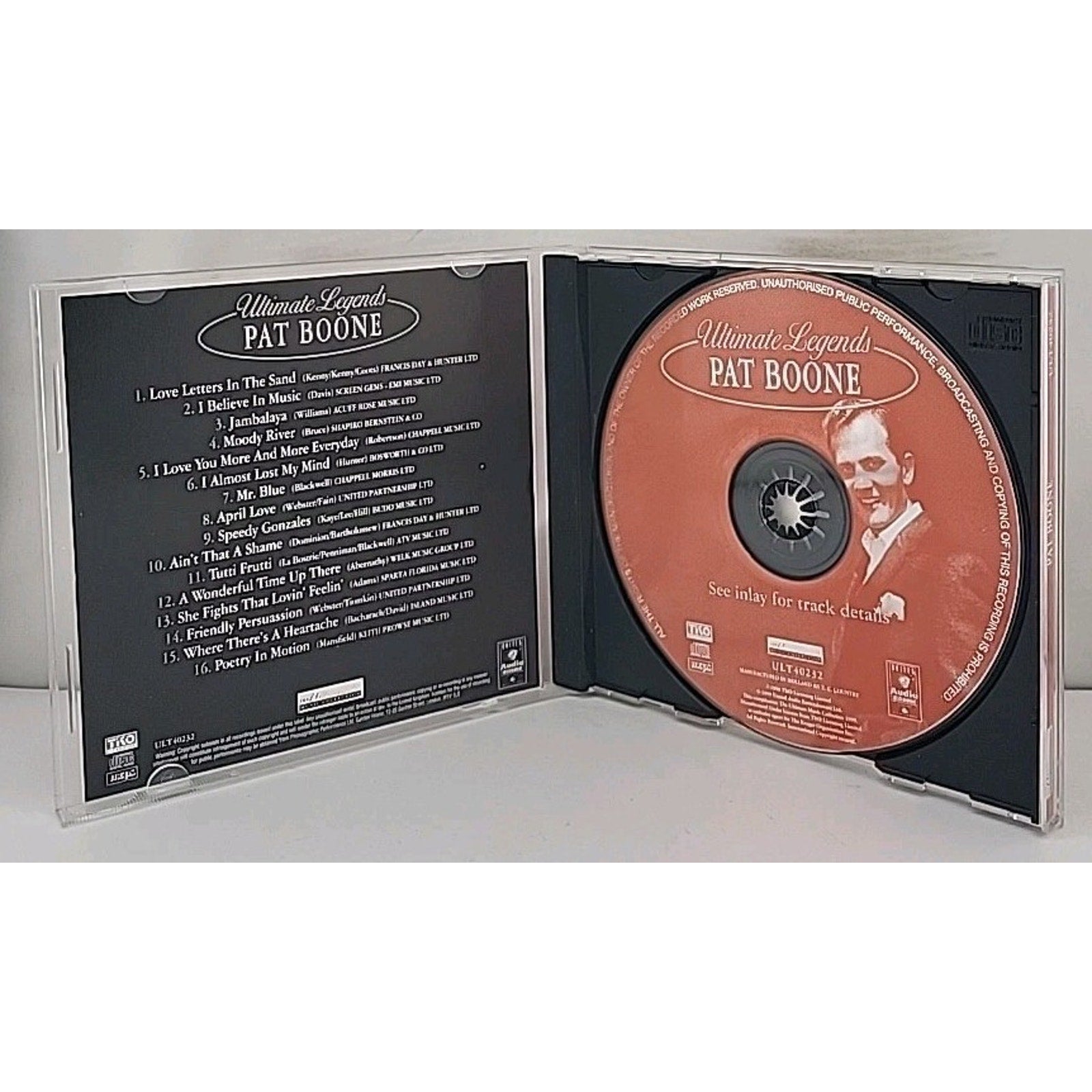 Ultimate Legends by Pat Boone (CD, Aug-1999, Uae)