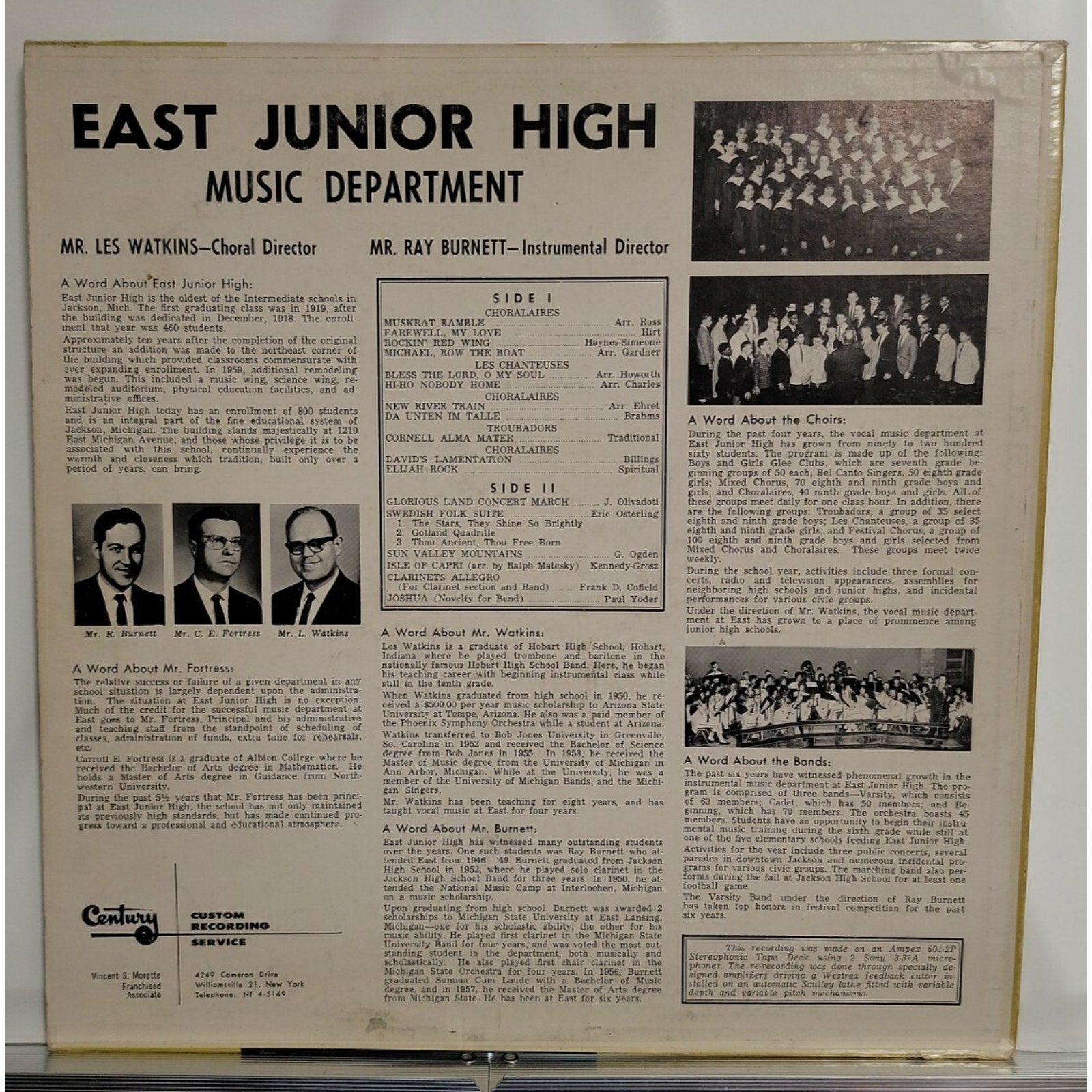 Various - East Junior High Music Department (Vinyl)