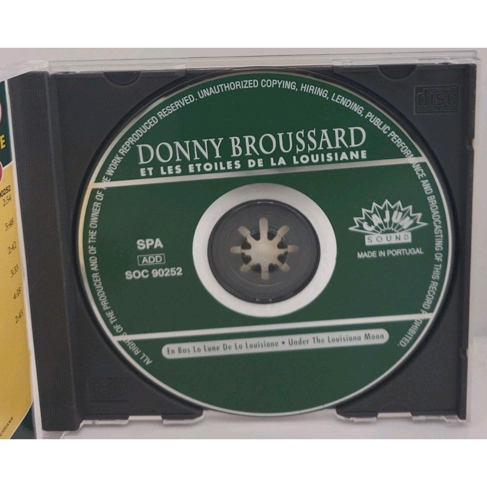 Donny Broussard - Et Les Etoiles De La Louisiane CD
