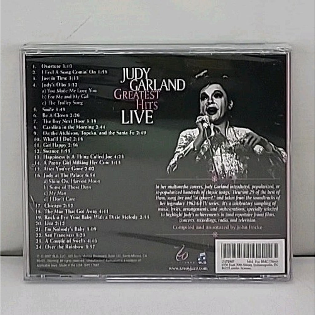 Greatest Hits Live by Judy Garland (CD, 2007) *Brand New*