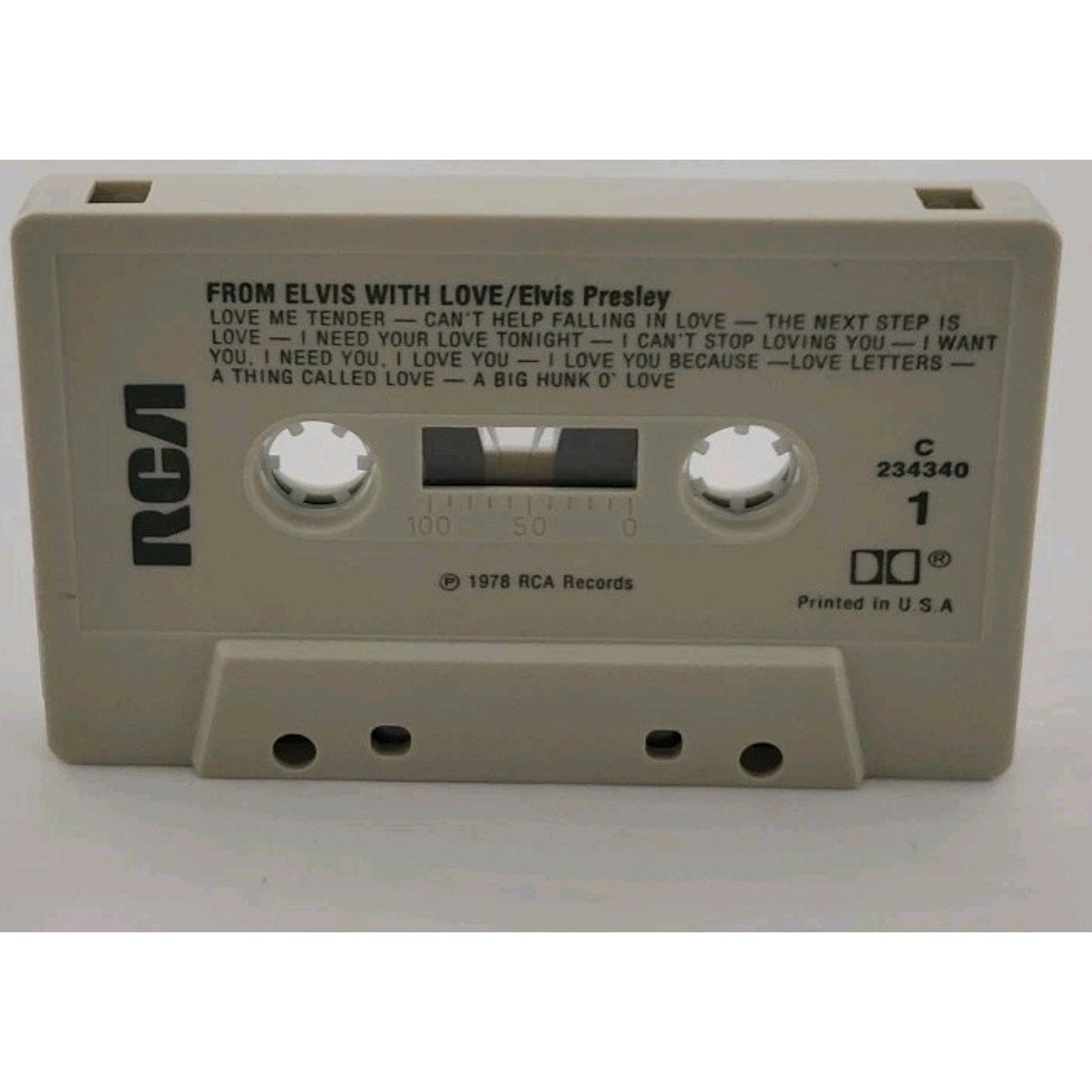 From Elvis With Love (Cassette)