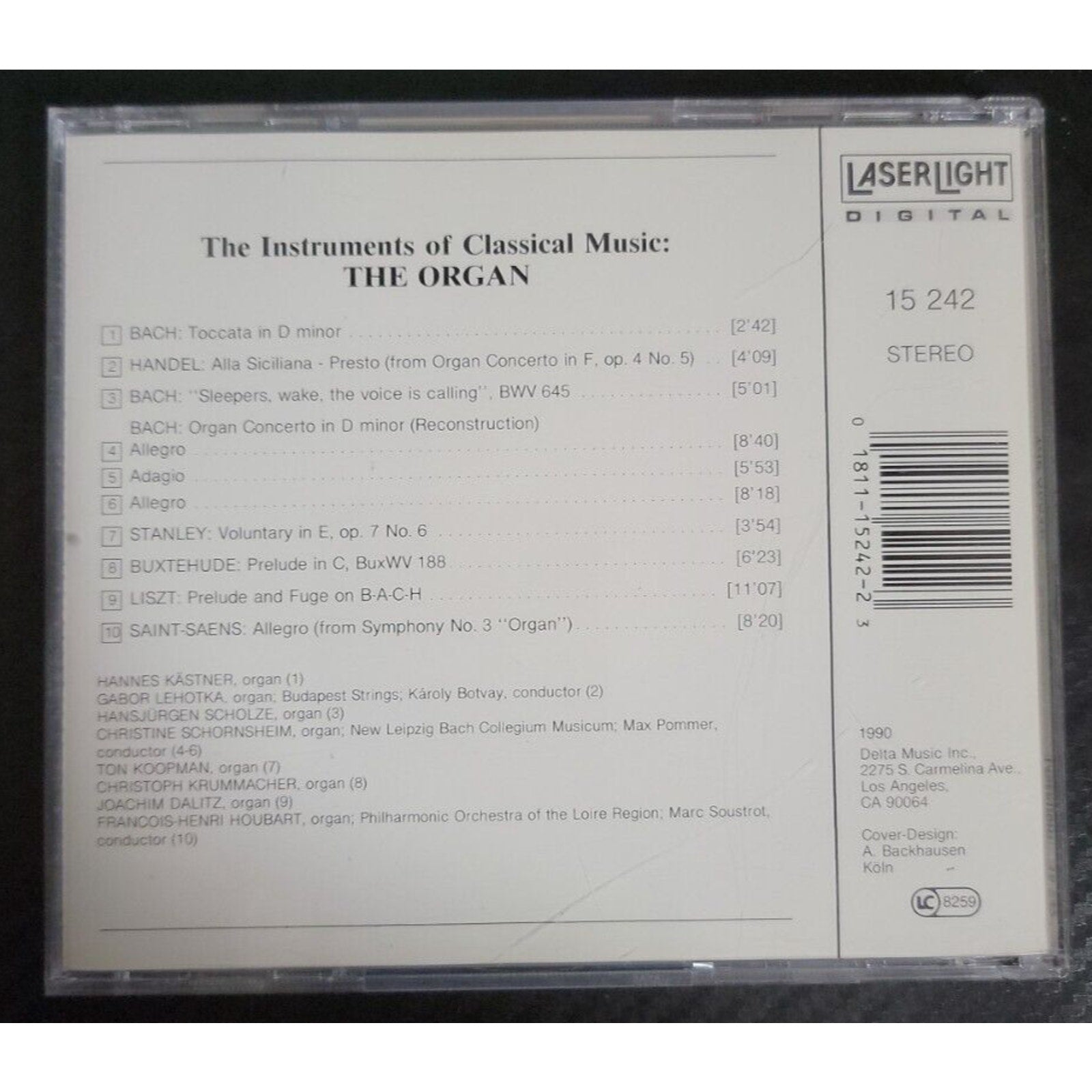 The Instruments of Classical Music, Vol. 8: The Organ (CD, Jun-1990, Laserlight)