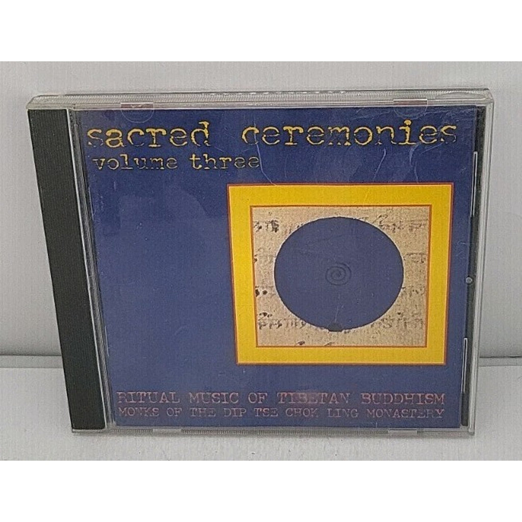 Sacred Ceremonies : Vol. 3-Ritual Music of Tibetan by Dip Tse Chok Ling (CD)