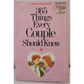 365 Things Every Couple Should Know by Doug Fields (1993, Trade Paperback)