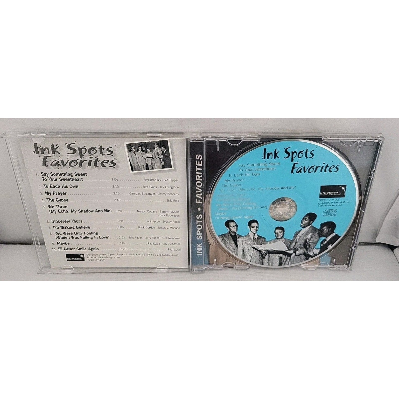 Favorites by The Ink Spots (CD, 1999)