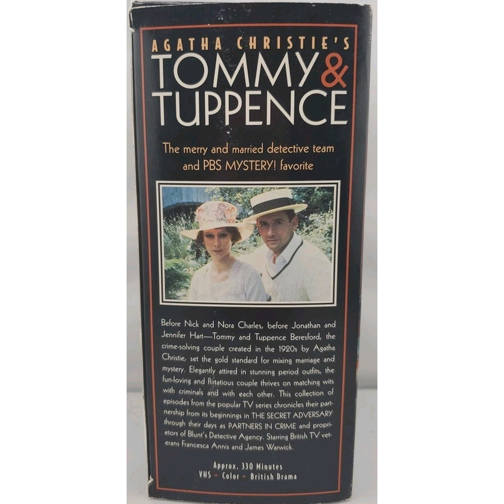 Agatha Christie's Tommy & Tuppence: Partners in Crime - Set 1 (VHS, 2001, 3-Tape